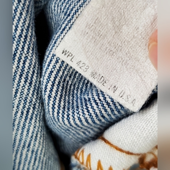 VTG Levis Trucker Denim Jacket Wmn 18 M Blue Jean Bomber USA Made 70506 0217 - Picture 8 of 16